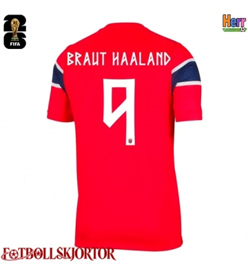 Norge Erling Haaland #9 Hemmatröja VM 2026 Kortärmad